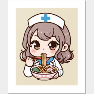 Cute Nurse Ramen Posters and Art